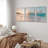 'Paradise' - 3 Piece Floter Frame Print Set on Canvas-556170855-646618345
