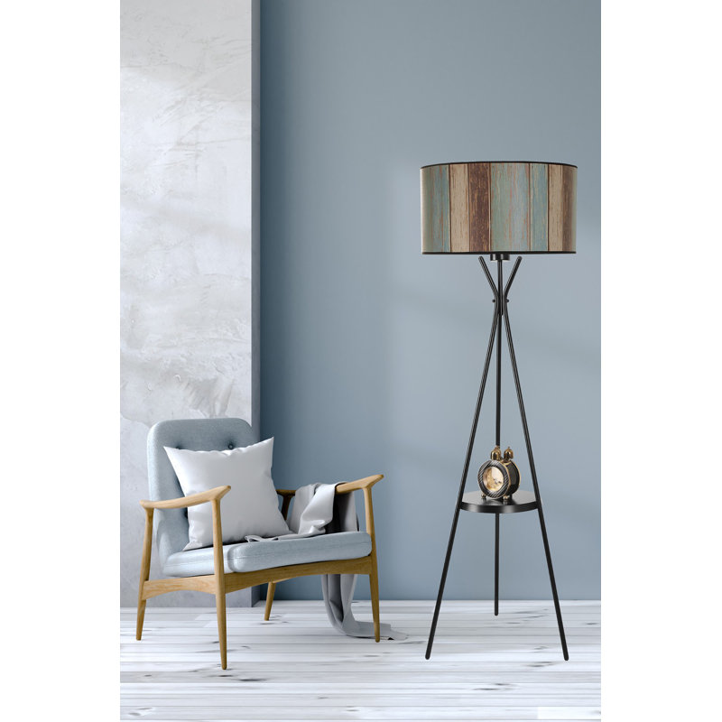 Key Vista 158cm Multicolor Tray Table Floor Lamp