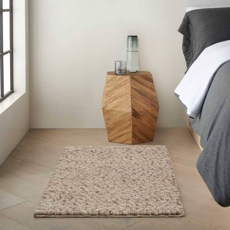 Tapis brun en laine Trussville