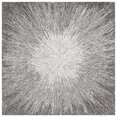 Doud Abstract Handmade Tufted Wool Charcoal/Gray Area Rug