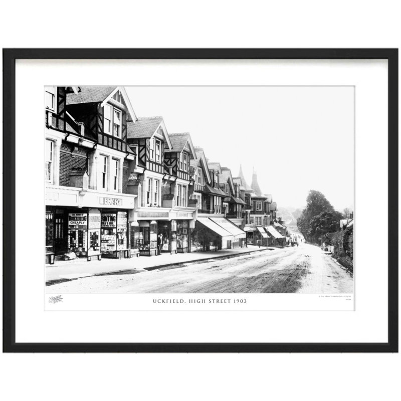 Uckfield, High Street 1903 by Francis Frith - Single Picture Frame Print, 28cm H x 36cm W x 2.3cm D