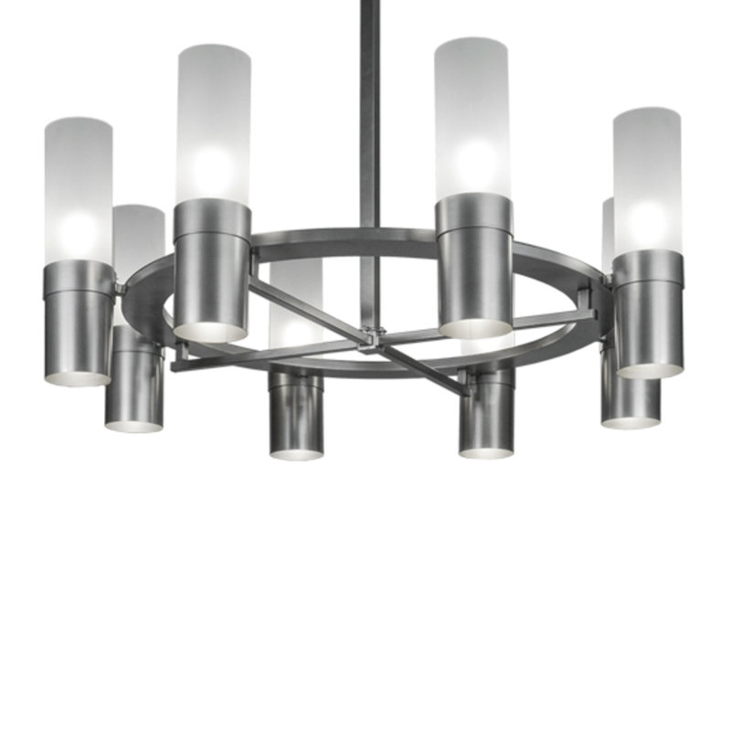 Dariyan 16 - Light Dimmable Cylinder Chandelier