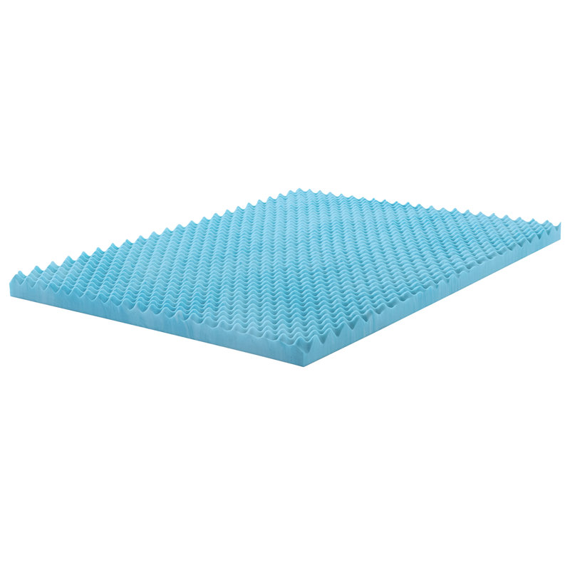 La mousse viscoélastique imprégnée de gel avec des avantages orthopédiques, soulage la douleur et offre un soutien pour le dos