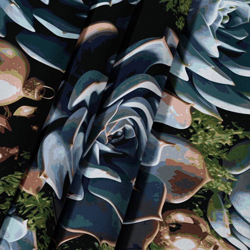 Tapisserie murale «Christmas Succulents», 26 po x 36 po