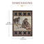 Tapis Airydale Western | Scène de feu de camp Cowboy | Beige et brun | Polypropylène | Tapis d'intérieur-2115679787