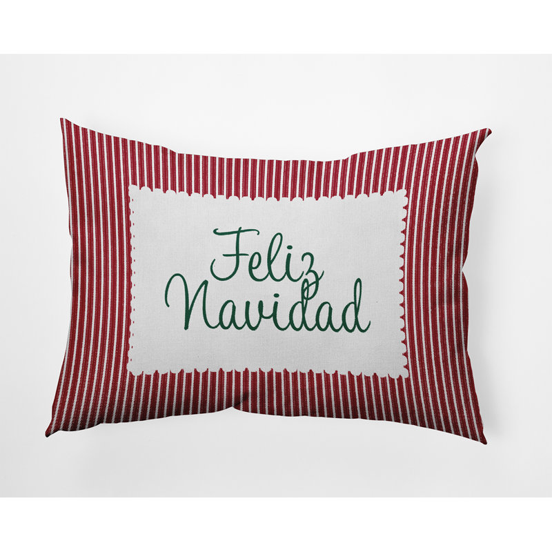 Reversible Throw Pillow, 14" x 20", Rectangular