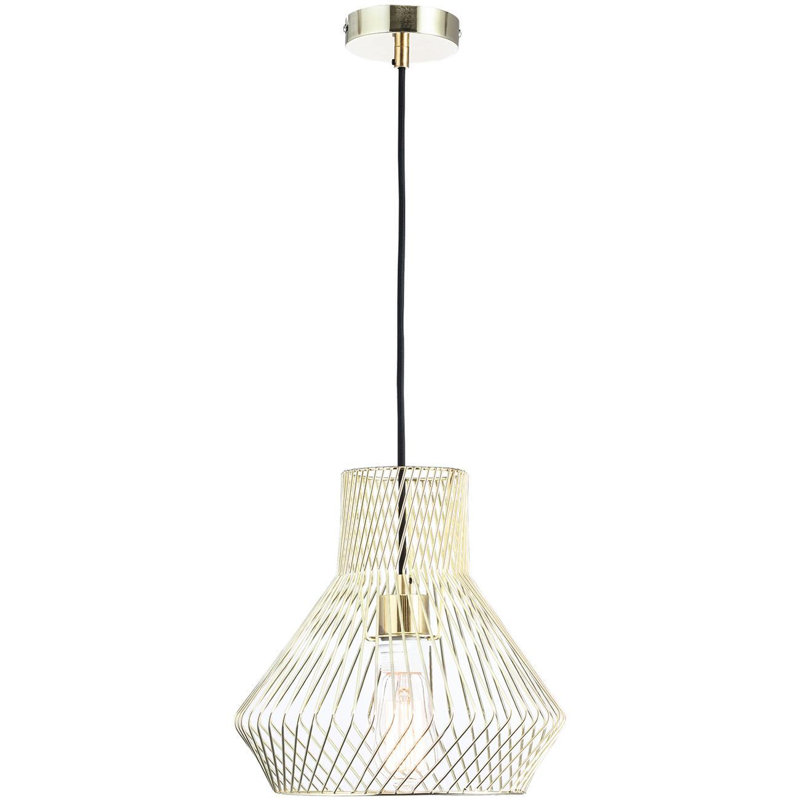 Maughan 1 - Light Dome Pendant, Gold, Gold/Black