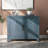 40'' Modern Cabinets With Unique Design Doors With 1 Adjustable Shelves