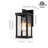 Olar Classic Outdoor Wall Sconce 1 Light Rectangular Metal Frame and Glass Shade Warterproof-2012777964-1959659232
