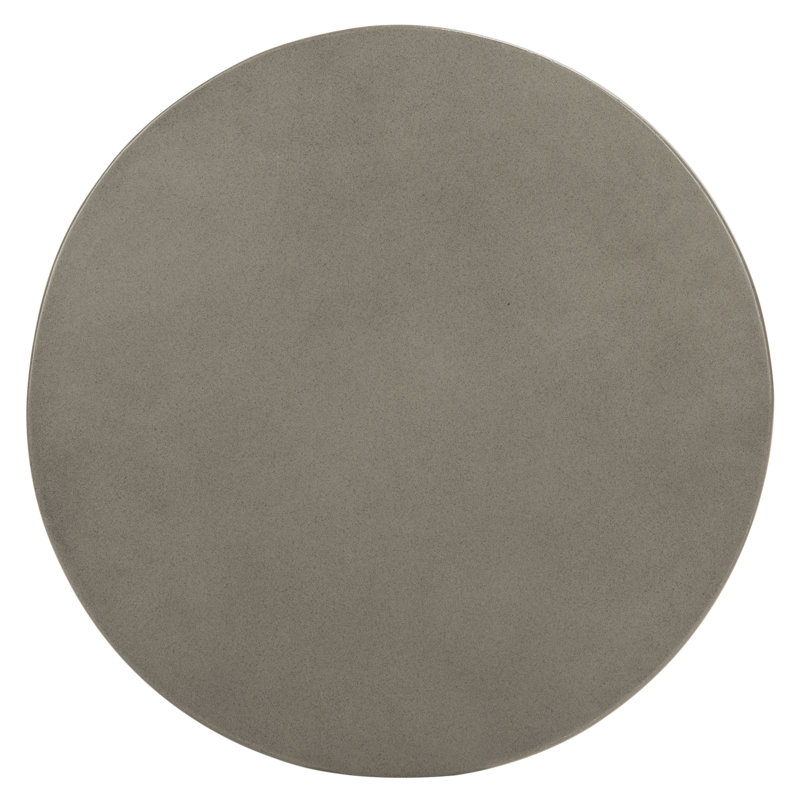 Dali Round Outdoor Side Table , 15.35'' in. W 15.35'' in. D, Gray