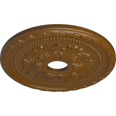20 médaillons de plafond Palmetto de 20 7/8 po x 3 5/8 po x P 1 5/8 po (convient aux auvents de 5 po ou moins)