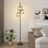 Industrial Floor Lamp 3 Dimmable Lights, Standing Reading Light Lamp For Bedroom, Living Room