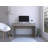 Oslo Computer Desk with Two Drawers and Storage for Home Office – Light Gray-974861365