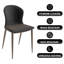 Ensemble de 4 chaises d'appoint rembourrées Leisuremod-105507309