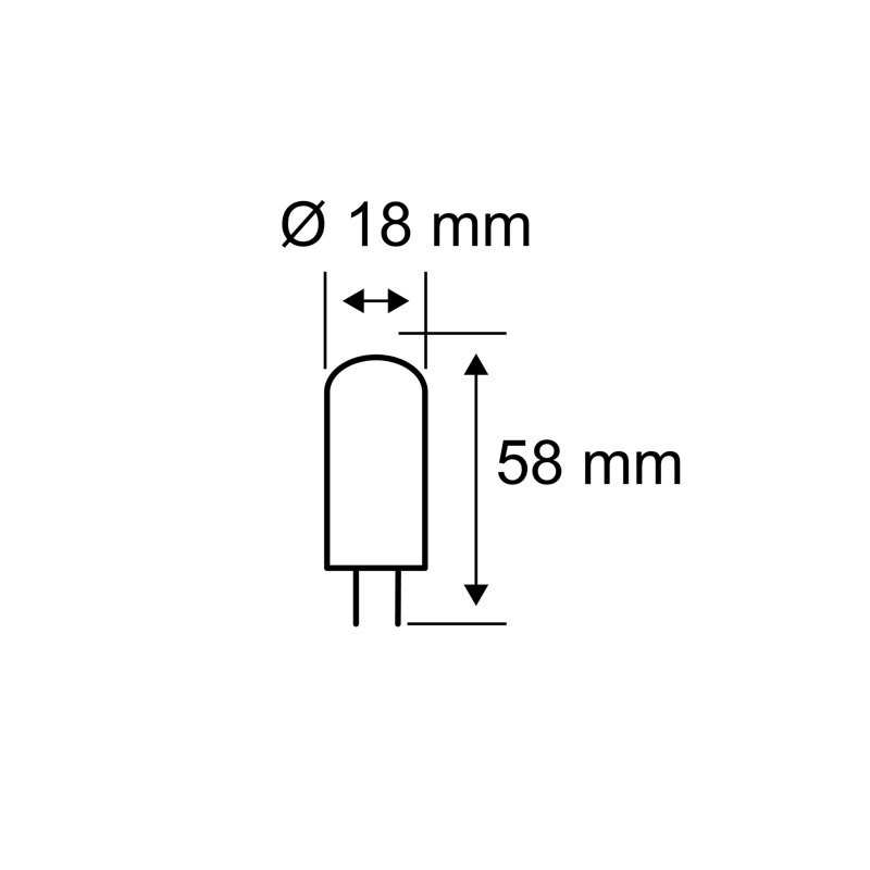 3W G9 LED Capsule Light Bulb