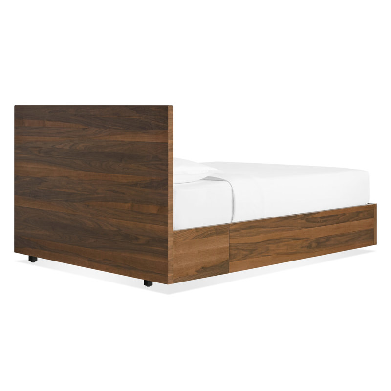 Homecoming Solid Wood Bed, Walnut, Queen