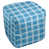 Carolina Blue/Silver/White Polyester Blend