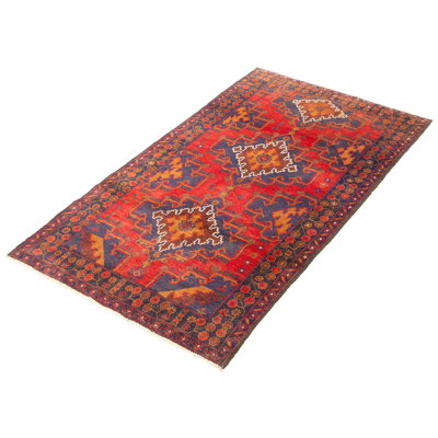 Teimani Red Rug 3'6" x 6'6"