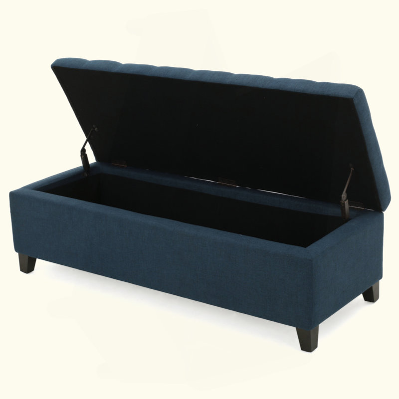 Banc rembourré avec rangement, repose-pieds, banc d'entrée, repose-pieds pour la chambre à coucher, 300 lb