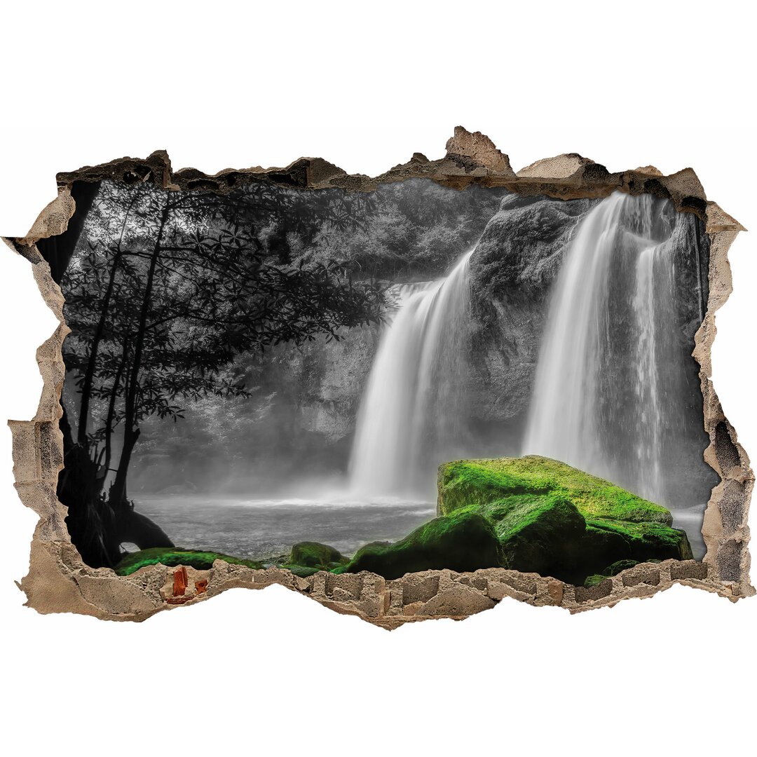 Fantastischer Wasserfall im Dschungel Wandsticker