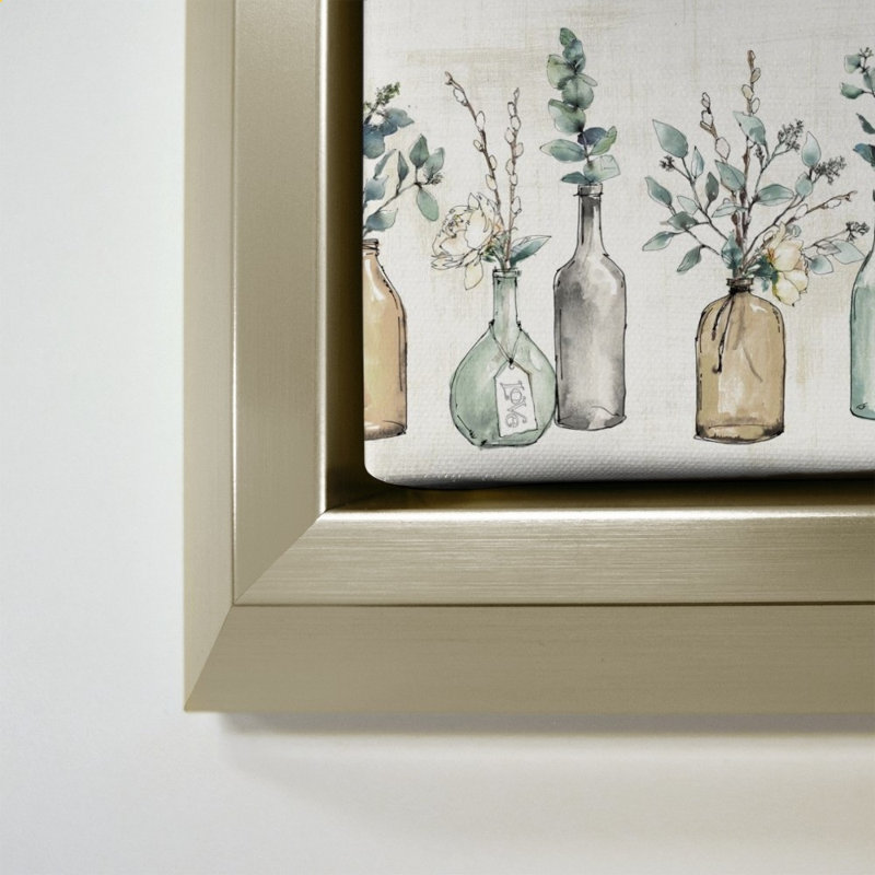 «Modern Farmhouse I Amber» par Anne Tavoletti - Impression sur toile, 24" H x 34" W, Champagne