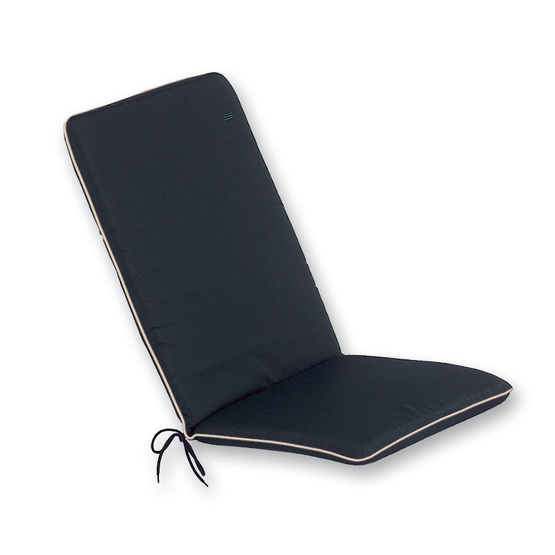 Armchair Seat Cushion, Black