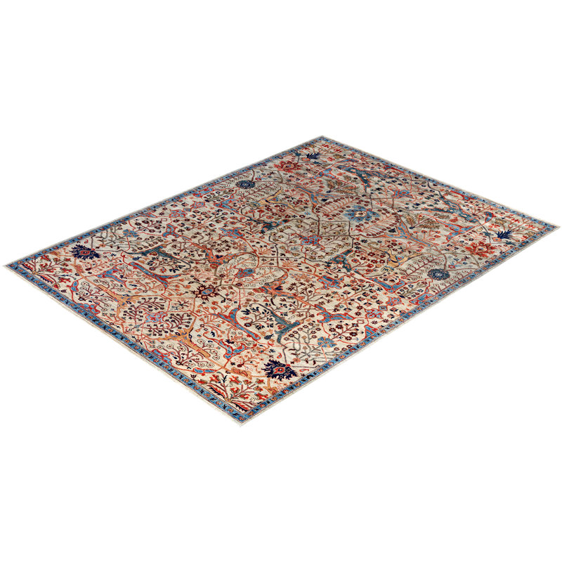 Serapi One-of-a-Kind Rectangle 9'1" X 11'11" Hand Knotted Area Rug