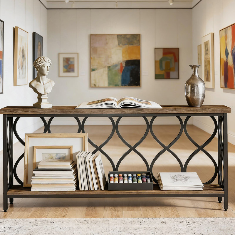 2-Tier Plant Stand,Entryway Table,Console Table,Sofa Table