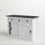 Desserte en bois 3 tiroirs Hailsham