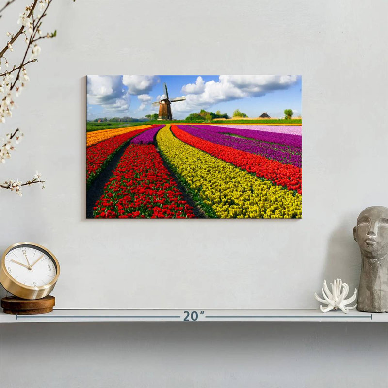 Ferme de tulipes pittoresque Alvord, H 8 po x l 12 po