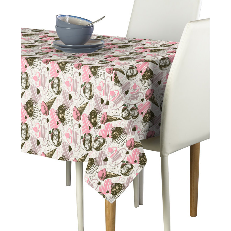 Steve Geometric Tablecloth, 120" x 60"
