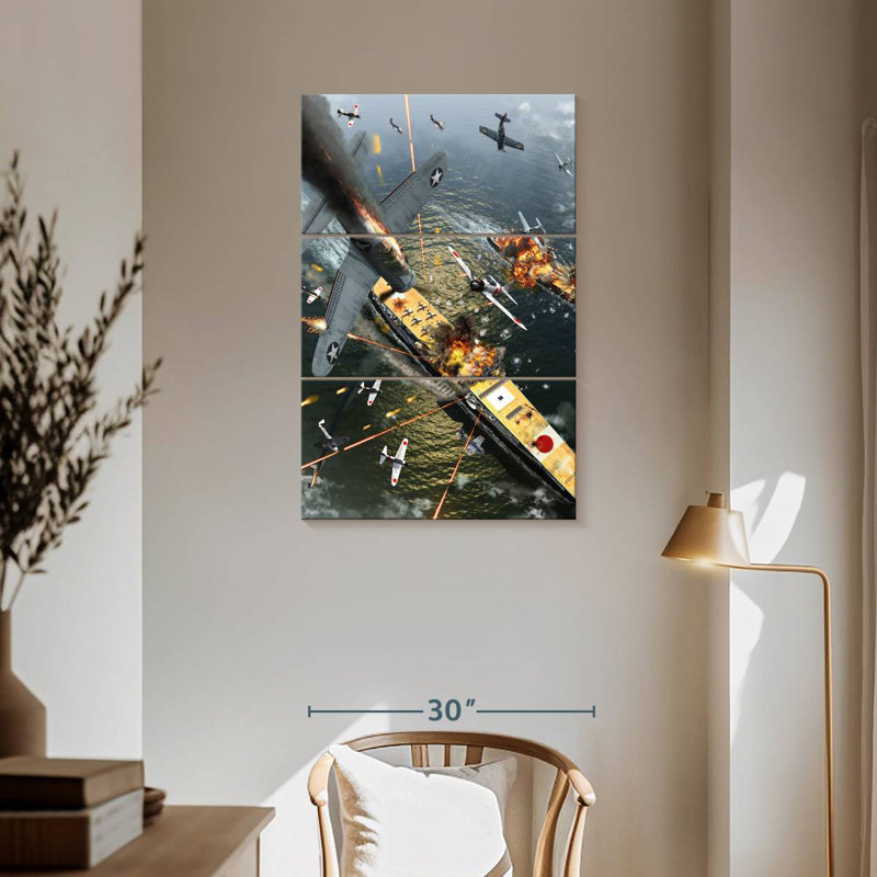 The Battle Of Midway, H 57 po x l 36 po