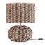 Lampe de table en rotin 15,67 "avec ampoule