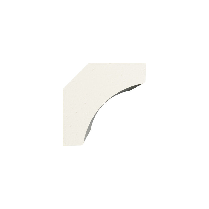 Moulure couronnée Endurathane Finley, H 5/8 po x P 5/8 po x F 1 po x L 96 po, apprêtée en usine