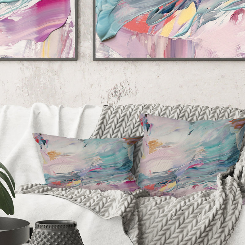 «Spring Miracles In Tender Retro Pastel», reproduction de peinture abstraite