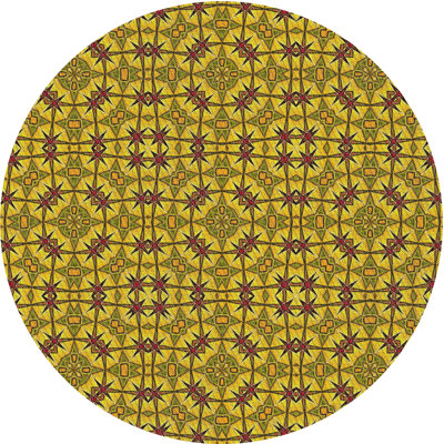 Tapis de zone verte à motif Drumrankin