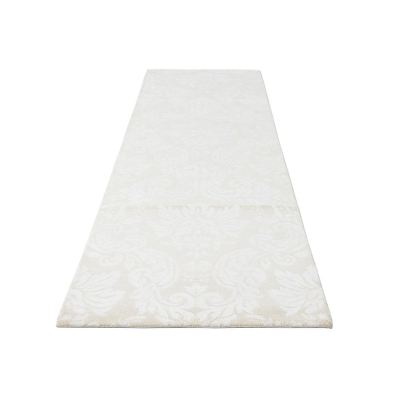Tapis de couloir ivoire