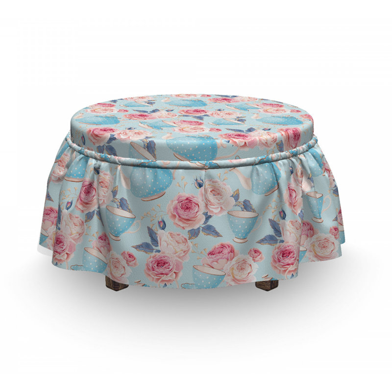 Box Cushion Ottoman Slipcover