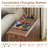 Narrow End Table With Charging Station-468179728