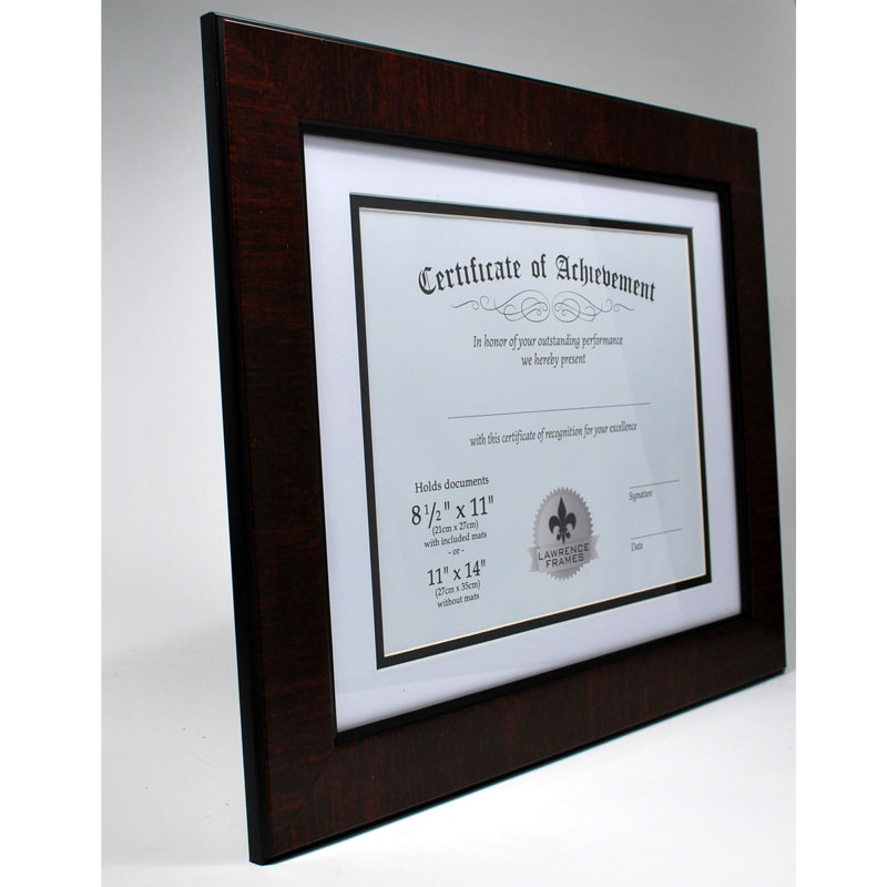 Cadre photo double usage certificate Buda
