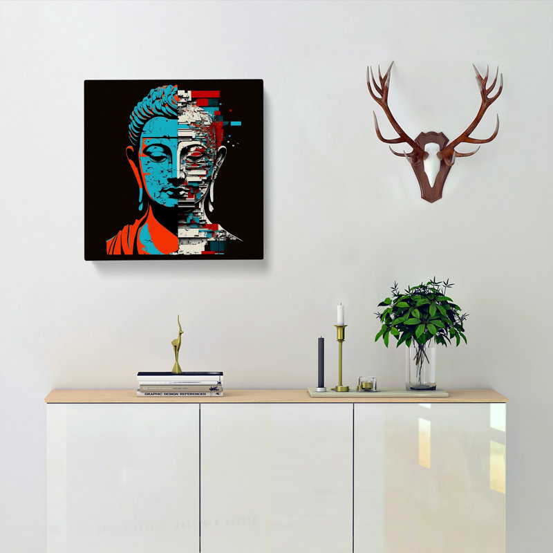 Buddha Constructivism - No Frame Print, 50cm H x 50cm W x 3cm D