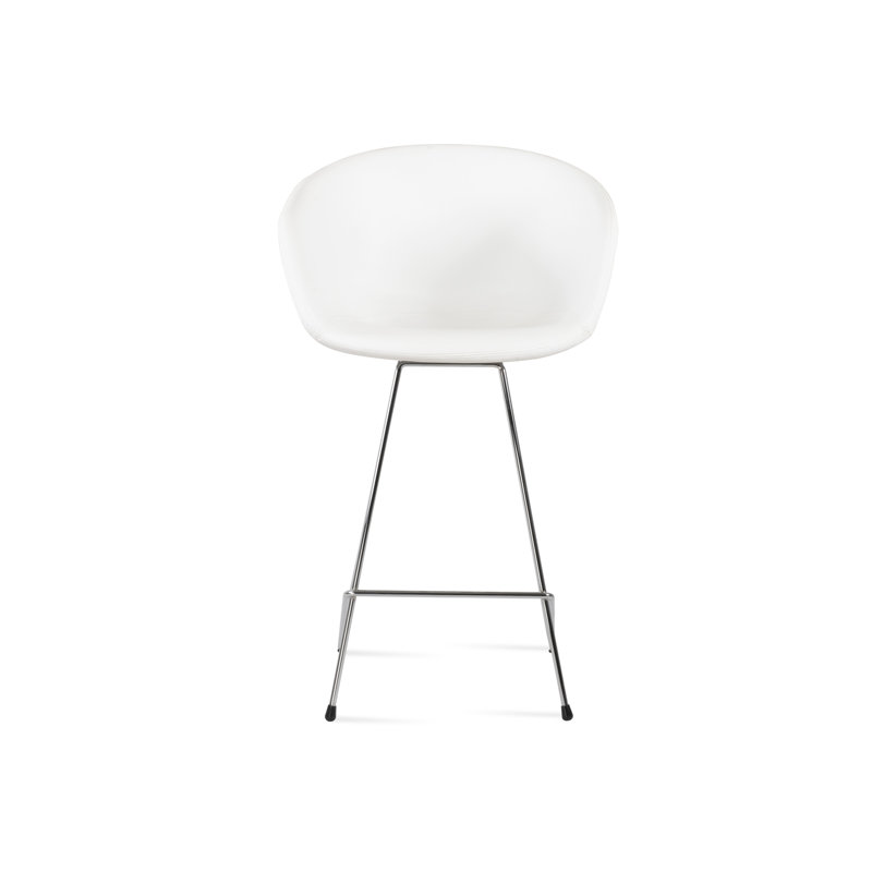 Tabouret de bar et de comptoir Tribeca Cattelan, Tabouret de comptoir (siège d'une hauteur de 24 p, Blanc
