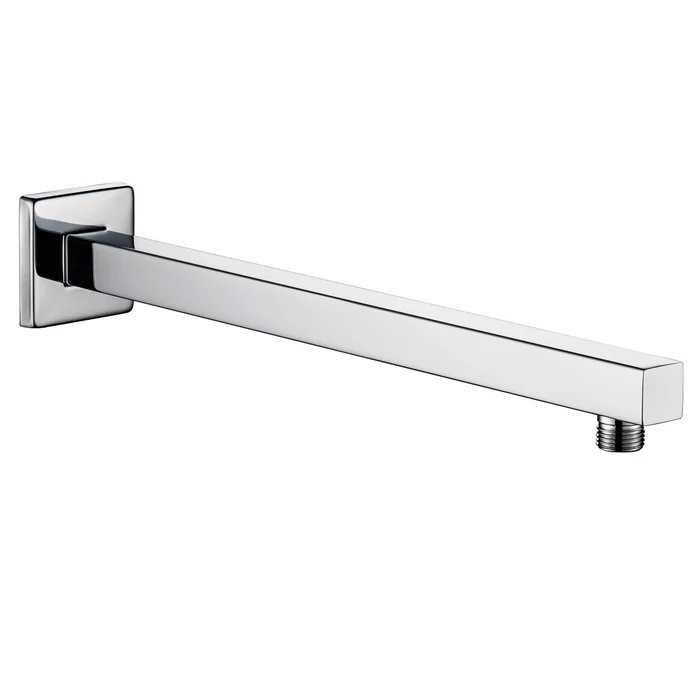 Bras de douche mural 16 "avec bride, Chrome