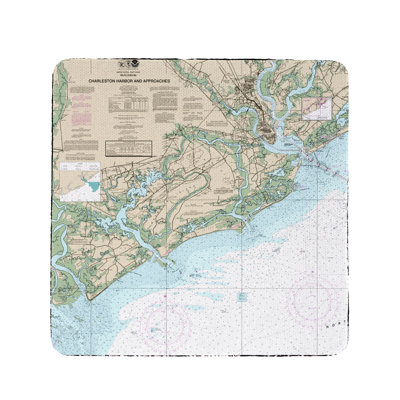 Charleston harbor et approches, sc coast