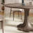Dark Walnut Tone Solid Wood Round Dining Table Floral Shape 4-8 Seats-785957609