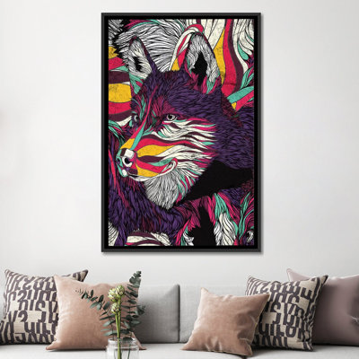 «Color Husky» par Danny Ivan, reproduction sur toile tendue sur châssis