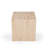Beige Travertine Side Table-115160081