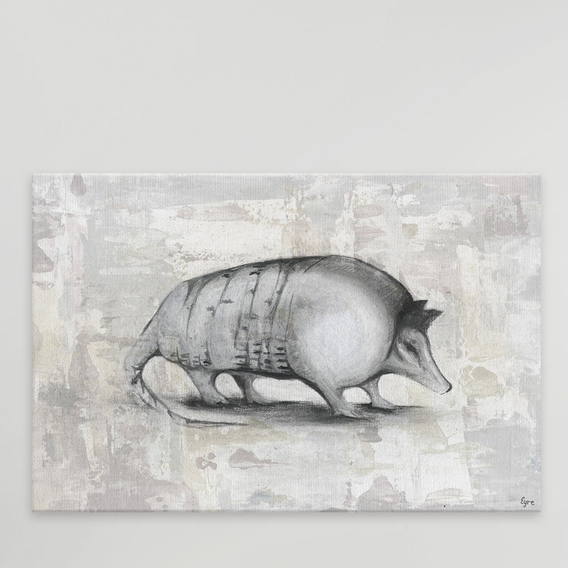 « armadillo ii », reproduction d’art sur toile tendue, H 16 po x l 24 po x P 1,5 po