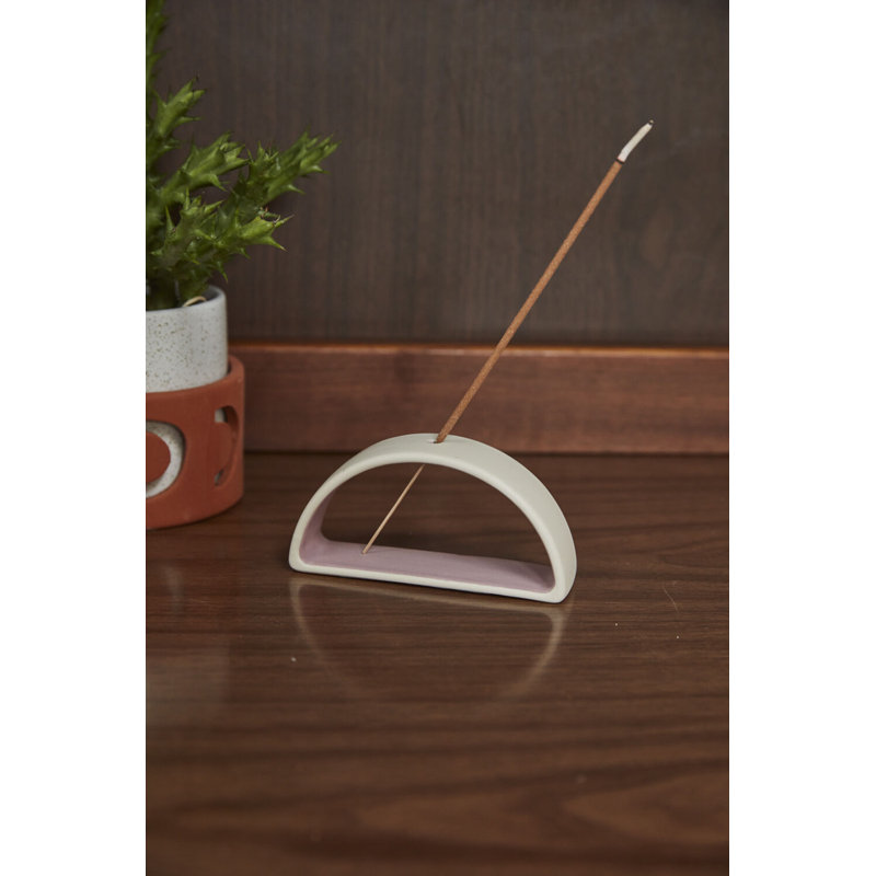 Porte-encens Eureka 4,5 po x 1,25 po x 2,25 po, Rose