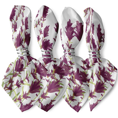 Chace Polyester Floral Square Napkin